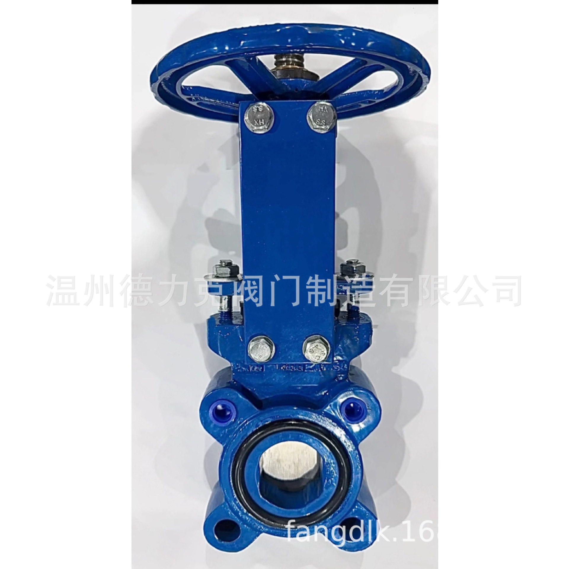 德力克品牌QU浆液阀-污水专用刀闸阀  明杆式铸铁阀门 球铁刀闸阀