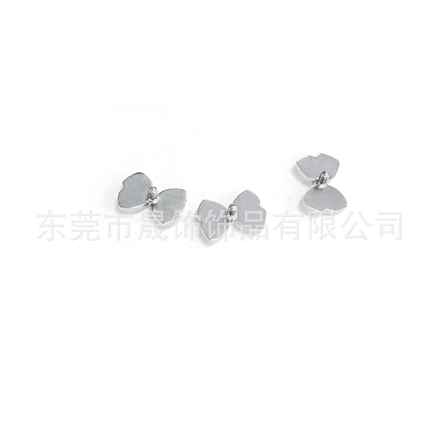 F136 Titanium Alloy 可爱 Butterfly 结 Ear Stud Helix Cartilage Stud G23 Titanium Internal Thread Labret Stud 人体 Piercing Jewelry