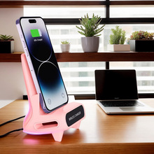 源頭工廠橫豎全椅子自動感應手機無線充電器原廠品牌桌面支架擴音