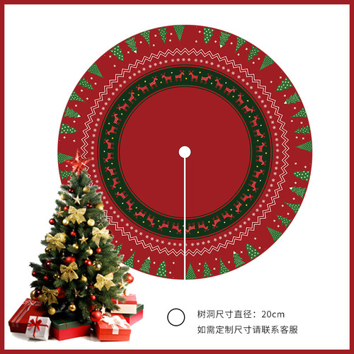 Cross-border Amazon best-selling crystal velvet carpet Christmas festive decorative round carpet home carpet full spread