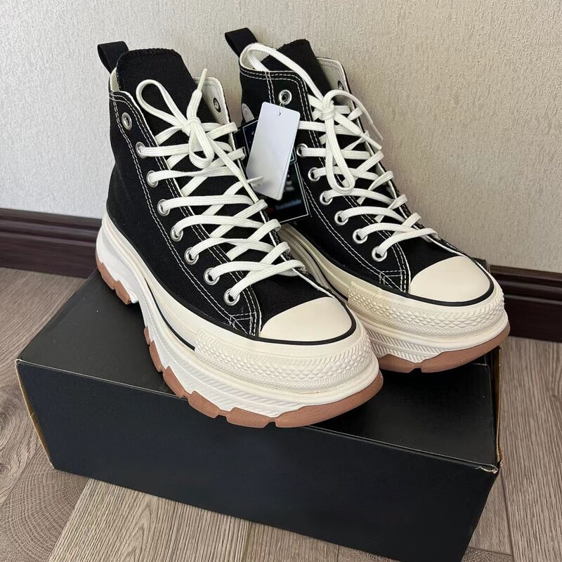 Converse 100Th Anniversary Japan Limited Edition All Star High-Top Canvas Shoes Platform Thick-Soled Height-Increasing Unisex Shoes Converse 100Th Anniversary Japan Limited Edition All Star High-Top Canvas Shoes Platform Thick-Soled Height-Increasing Unisex Shoes