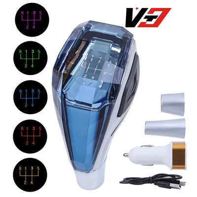 Hot-Selling Foreign Trade Car Modification Cab and accessories - blue-crystal-with-luminous-sides-r12345