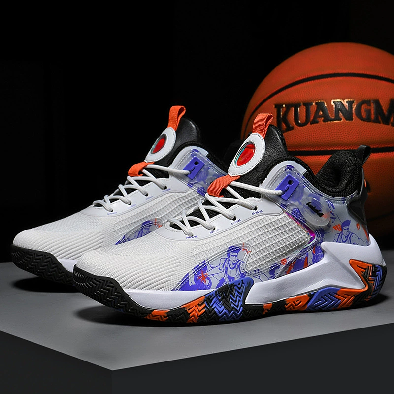 Мужские дышащие четыре сезона баскетбольные кроссовки