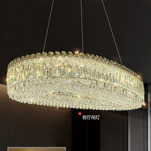 设计师客厅吊灯别墅大厅轻奢餐厅灯意大利高端大气公寓酒店水晶灯