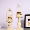 White retro candle, props ancient style suitable for photo sessions, European style