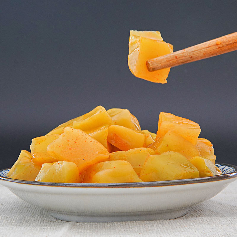 Fuling Pickled Mustard Greens Core Mini Packaging 50g Chongqing Crispy Cabbage Hearts Household Full Carton Wholesale Student Side Dishes Salty Pickles