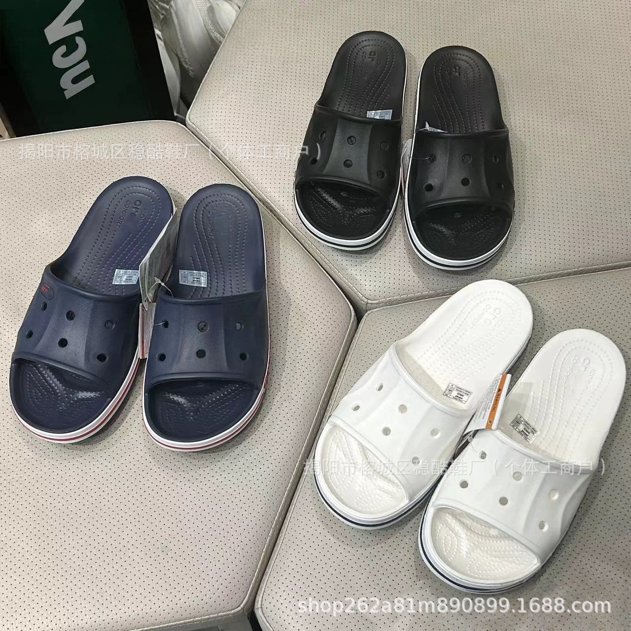 Cross Beiyakaloban Slippers for Men, Summer Outdoor Casual Beach Shoes, Non-Slip Flip-Flops for Women