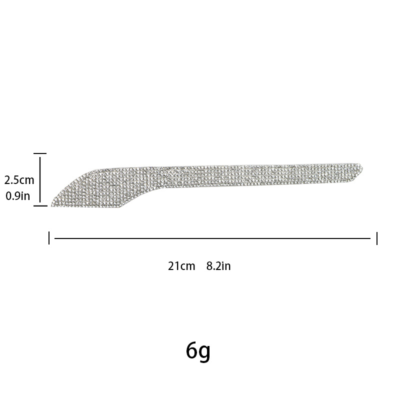 Cross-border exclusive for Tesla Tesla Model 3 door sticker door handle modification diamond decoration sticker