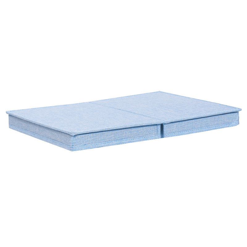 Caja de almacenamiento de ropa doméstica caja de almacenamiento de cajón lavable con tapa caja de almacenamiento de organización plegable multifuncional