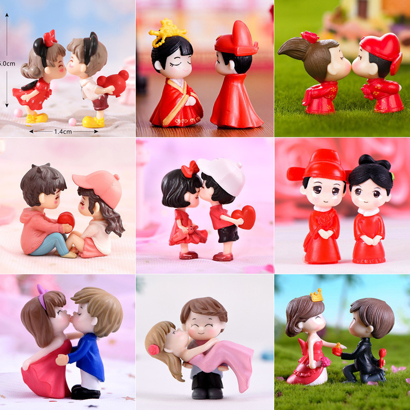 Kisling Doll Cake Decorations Couple Romantic Love Small Ornaments Valentine's Day Tanabata 520 Marriage Kisling Doll Cake Decorations Couple Romantic Love Small Ornaments Valentine's Day Tanabata 520 Marriage