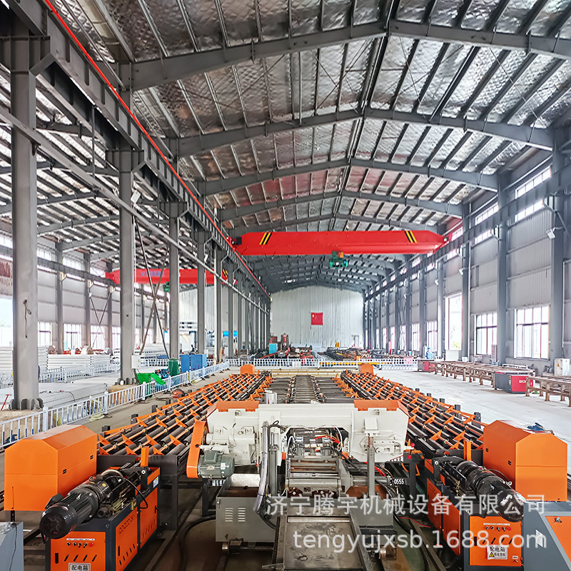 腾宇供应全自动锯切生产线锯切套丝打磨生产线钢筋锯切打磨生产线