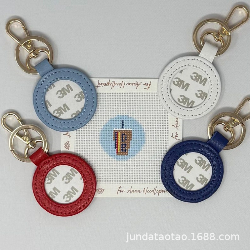 Ready-to-ship adhesive DIY embroidery keychain pendant, handmade beaded display bag pendant decoration