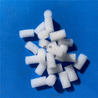 东莞厂家供应 8mm透气吸鼻器过滤海绵空管柱子 吸水过滤绵嘴