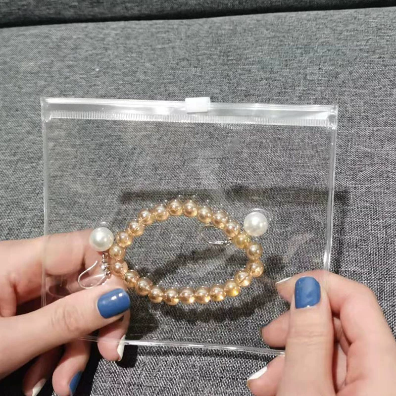 Прозрачный ПВХ молния сумка Ювелирные изделия одежда Ziplock сумка Wenwan браслет Косметика сумка для хранения упаковочная сумка