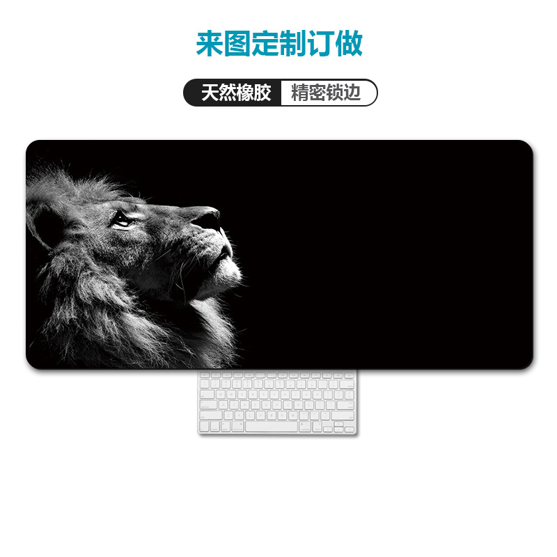 Amazon transfronteriza mapa de calor Rage bestia equipo alfombrilla de ratón de gran tamaño engrosada bloqueo escritorio de la computadora pad alfombrilla de ratón