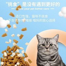 猫粮美短专用粮10斤20斤成猫幼猫全阶段增肥发腮亮毛深海三文鱼粮