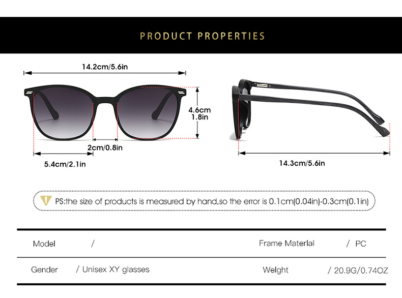 52g Weight Full Frame Glasses Structure Sunglasses Classification PC, UV400 Protection Lens Material Oval Frame Glasses Style Outdoor, Travel Occasion Solid Color Pattern All Seasons Season Unisex Gender Vintage Style Style Grey, Black Color Vintage Style Solid Color PC UV400 Protection Oval Frame Full Frame Women's Sunglasses 4