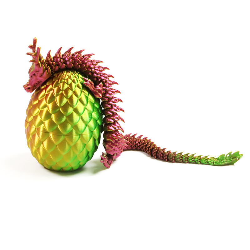 3D プリントドラゴンエッグセット装飾品おもちゃアマゾンクロスボーダーベストセラー 3D 中国ドラゴンエッグセット露店おもちゃ|undefined