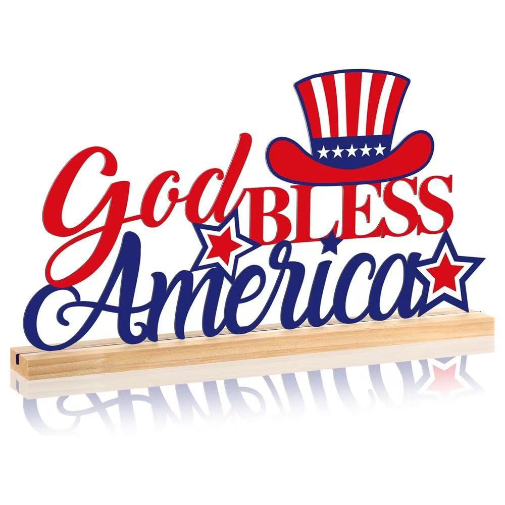 Festivales transfronterizos Graduation Christmas USA Independence Day Decoration New American Pentagram Party Theme Jackpot Set