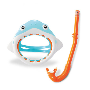 Genuine INTEX55944 shark swimming gear swimming mask set swimming glasses diving glasses + breathing tube