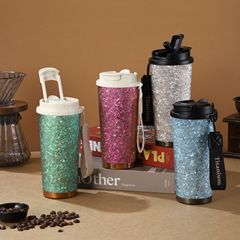 純粋なチタンのコーヒーカップの携帯用車の随行カップの高い顔の値のコーヒーのチタンのカップのストローのカップの贈り物の純粋なチタンの保温カップ