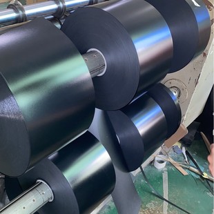 In stock supply 0.175mm black halogen-free frosted flame retardant pc film can be divided into slices