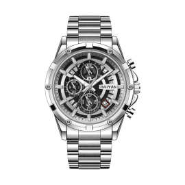 代颜DAIYAN休闲潮流石英镂空夜光运动男士外贸跨镜石英手表