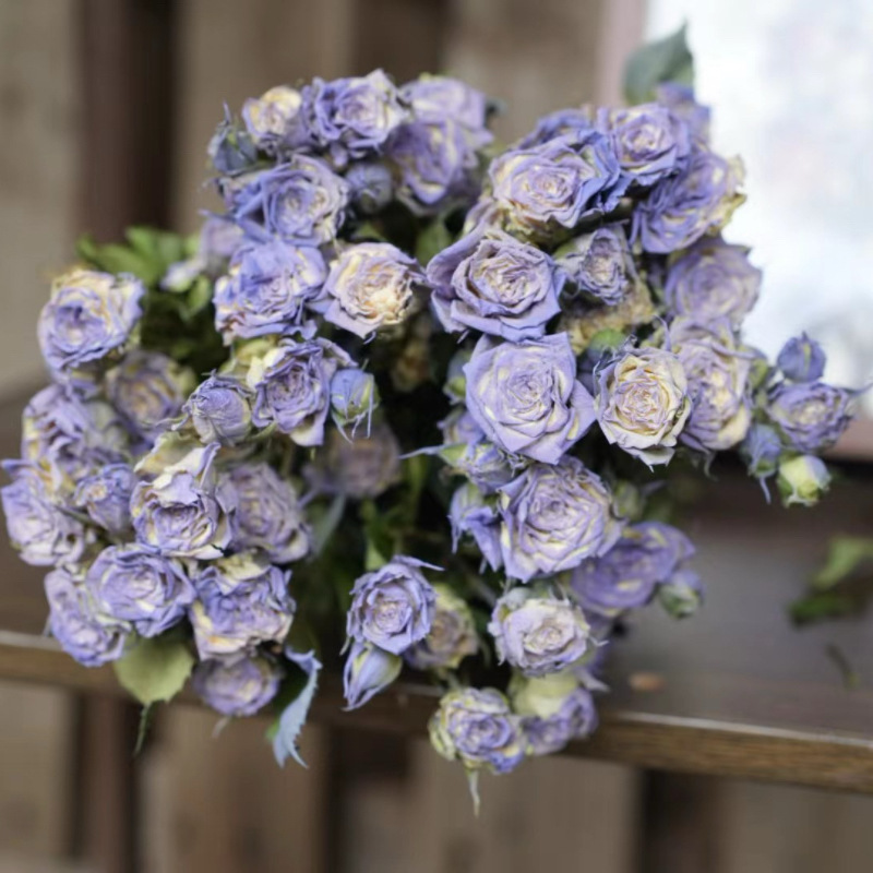 多頭バラ泡薔薇乾花薔薇花束雲南乾花滴糊花フォトフレーム花材補助材飾り|undefined