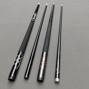 Russian-Style Fiberglass Cue Carbon Fiber Cue Black Technology Table 160cm Factory Customized Cross-Border Supply