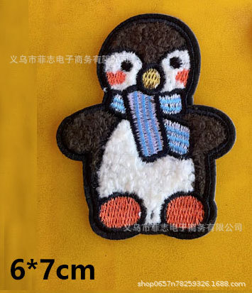 6*7cm 스카프 펭귄
