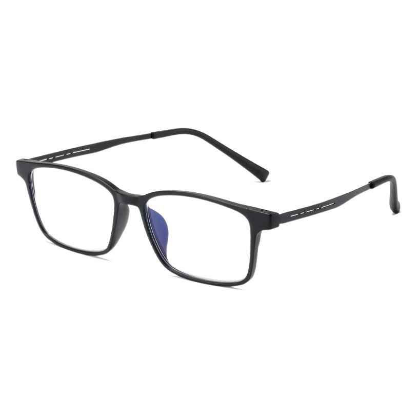 Tr90 Fashionable Casual Men's and Women's Full-Frame Optical Glasses Business K-Style Trendyy High-Definition Anti-Blue Light Reading Glasses