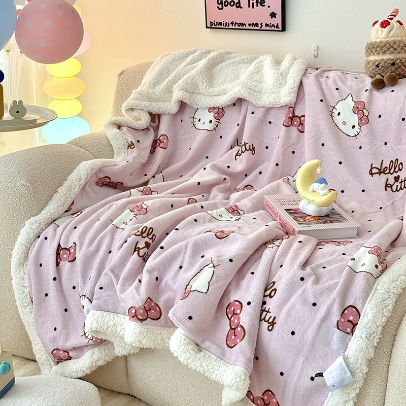 Hello Kitty, (платформа внешней торговли), мультфильм детский многофункциональный одеяло
