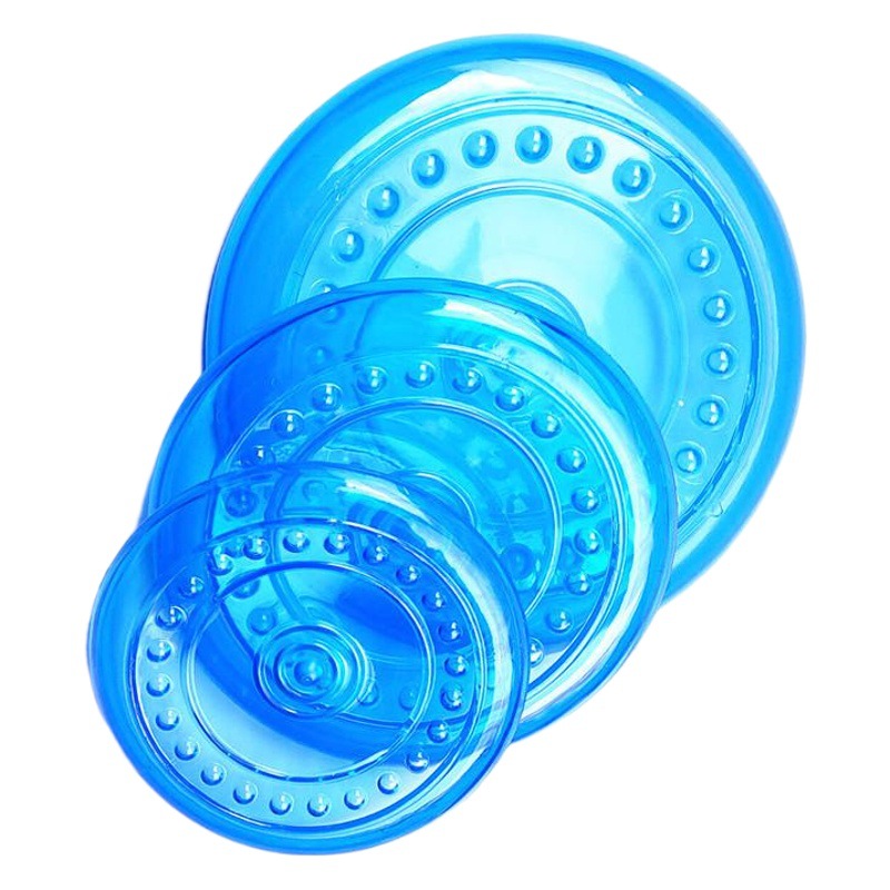 Perro grande Golden Retriever mascota Frisbee juguete TPR suave resistente a mordidas fácil de lanzar perro Frisbee entrenamiento al aire libre suministros para perros