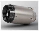 Pipe, Ar Exhaust Pipe Non-Destructive Installation — Motorcycle exhaust pipe - ar51-titanium-color-black-cover-round-pit-model