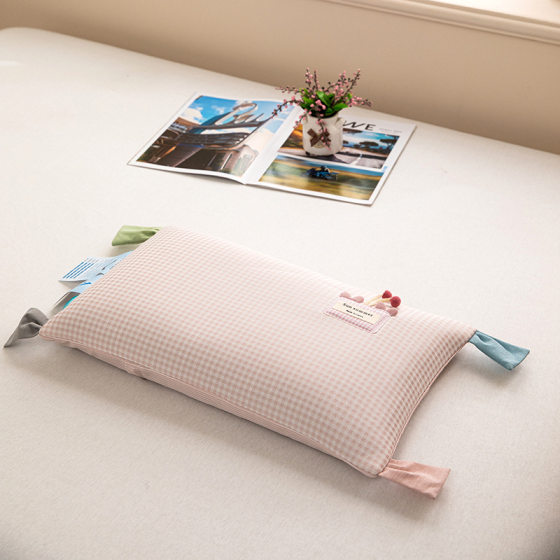 Class a Kidsren's Buckwheat Pillow Double-Sided Cooling Summer Pillow Core Kindergarten Baby Nap Pillow Student Single Whole Head a