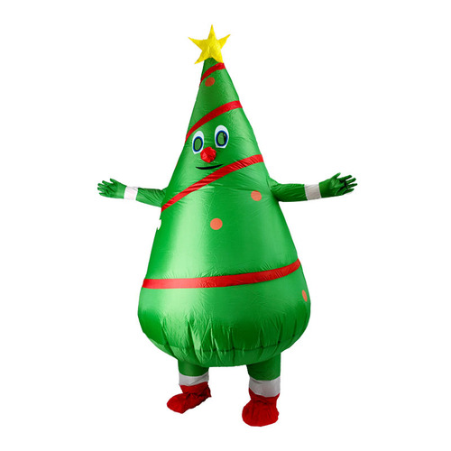 Cross-border new product party props Christmas doll snowman inflatable model Christmas tree skirt decoration Christmas tree inflatable costume