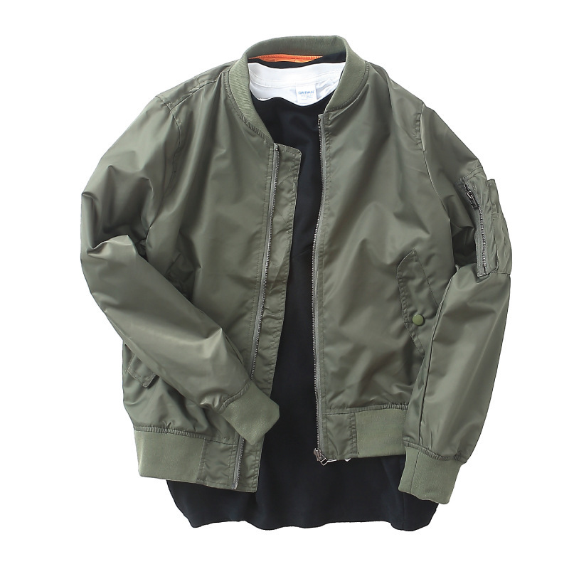 Spring and Autumn European and American Fashion Brand Retro ma-1 Bomber Jacket for Young Men's Outwards Student Clothes Class Clothes Baseball Clothes Jacket Spring and Autumn European and American Fashion Brand Retro ma-1 Bomber Jacket for Young Men's Outwards Student Clothes Class Clothes Baseball Clothes Jacket