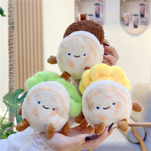 绒馍馍趣味西安特色菜肉夹馍创意ins风毛绒玩偶公仔挂件送女生礼