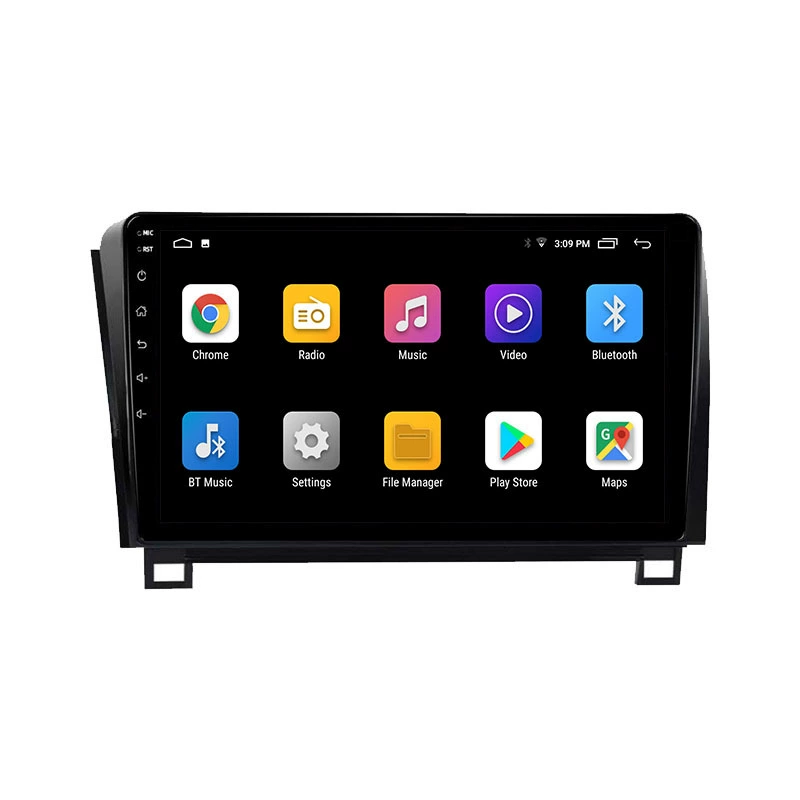 Подходит для Toyota Sequoia Tundra 08-19 Android навигация с большим экраном GPS Bluetooth разворот изображение Carplay