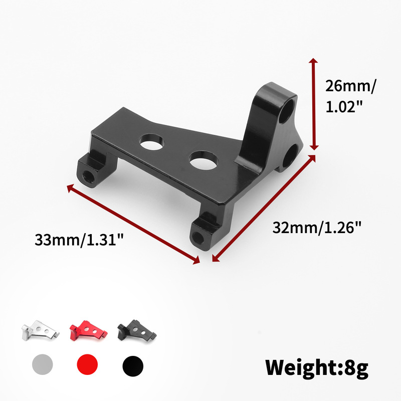Simulation model car Traxxas TRX-4 steering gear base medium wave box differential lock suit fixed seat RZ012