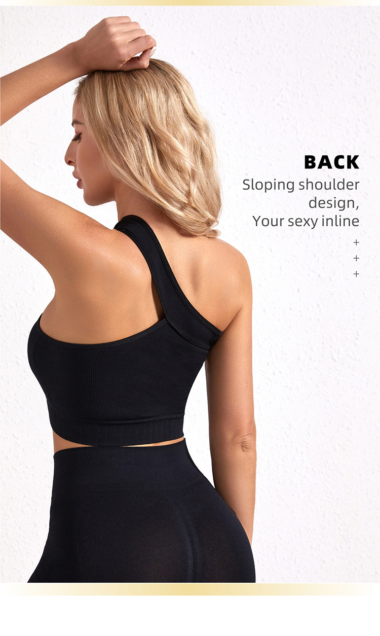 94g Weight Sleeveless Sleeve Length Nylon Fabric Type Short Top Length Vest Tops Type Fitness, Yoga, Sports Occasion Oblique collar Neckline Solid Color Pattern Simple Style, Sport Style Style Simple Style Sport Style Solid Color Nylon Oblique Collar Active Tops Vest 5