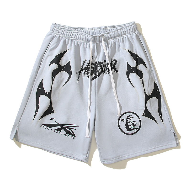 新款Hellstars Hoodies复古ins掉漆泥染美潮高街手绘涂鸦卫衣帽衫|undefined
