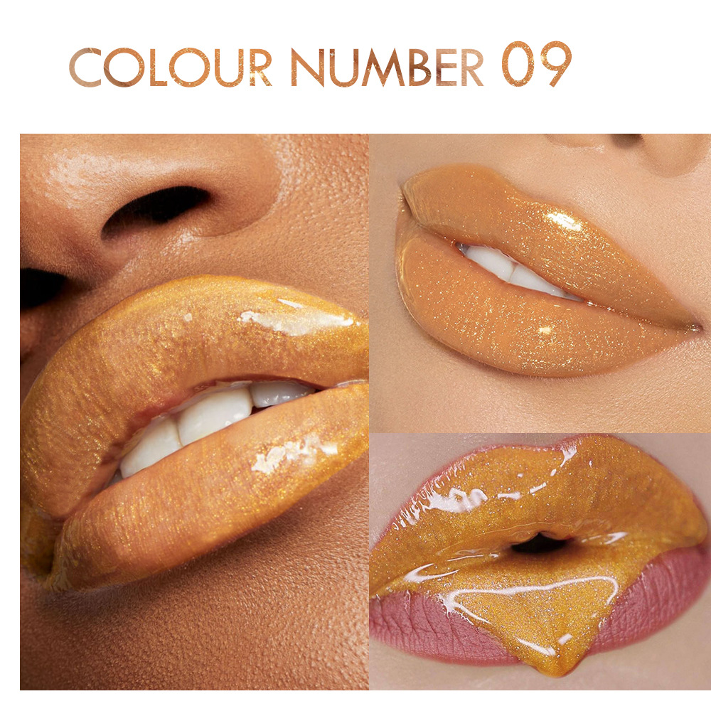 Makiažas LACHAVA Veidrodinis skystas dažų blizgus lūpų blizgis Pearl Fine Blizgučiai Lūpų glazūra Rich Lip Gloss Lūpų blizgis_voghion.com