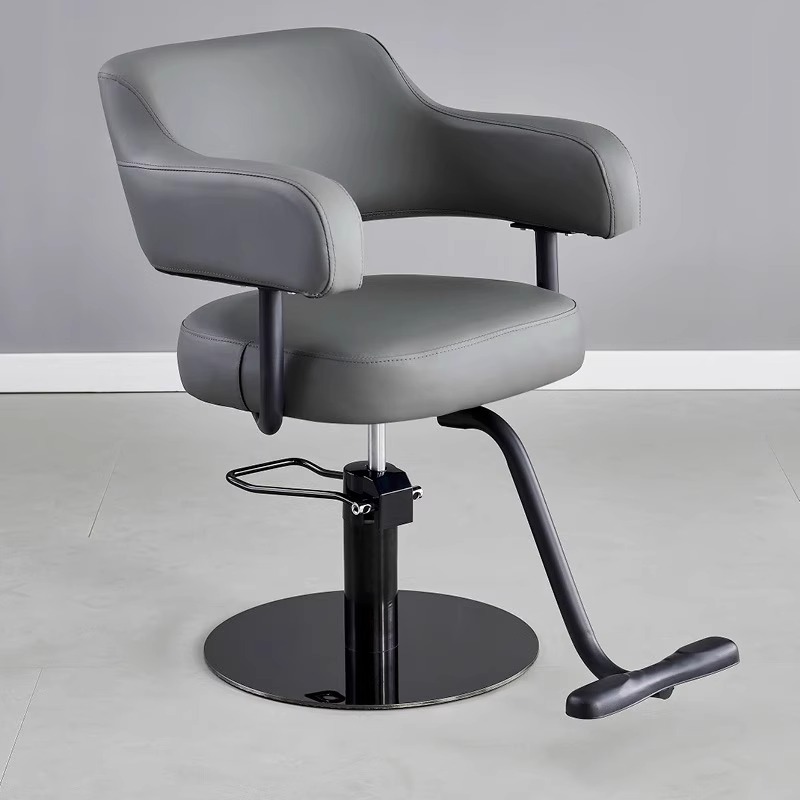 Suministro al por mayor silla de peluquería elevable silla de salón de alta calidad silla de peluquería cortar el cabello permazonado silla de peluquería