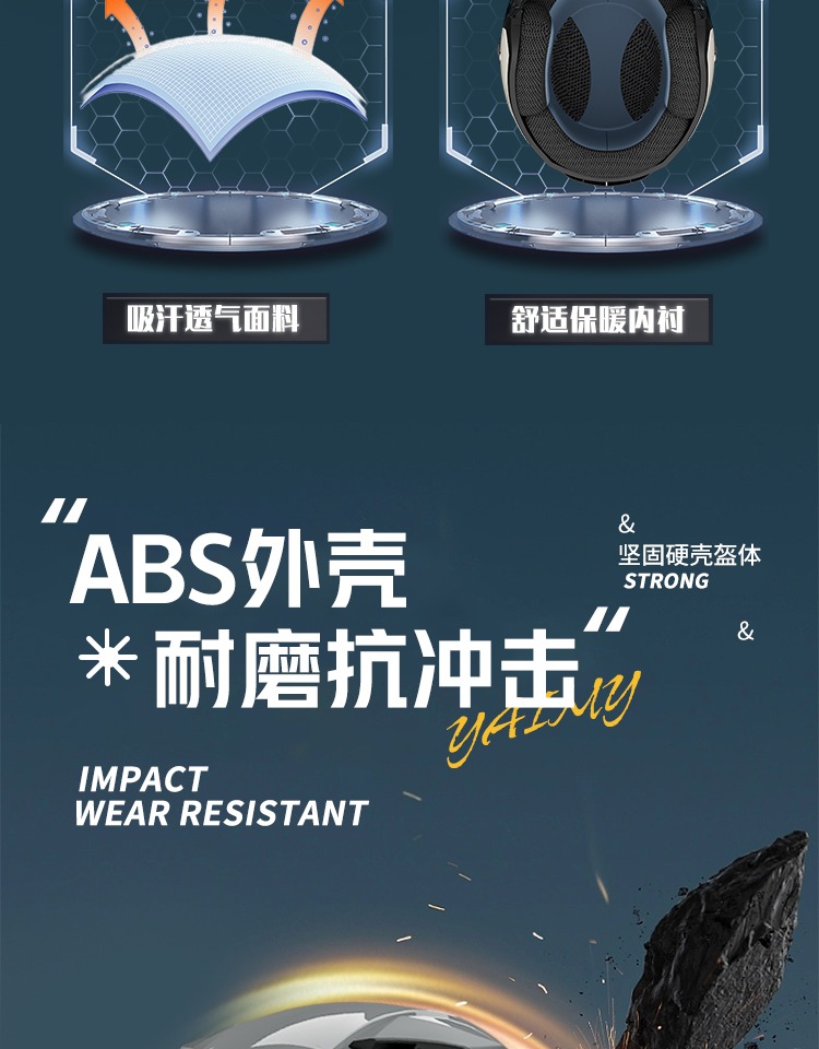 Electric Vehicle Lightweight Helmet Winter Warm Full Helmet