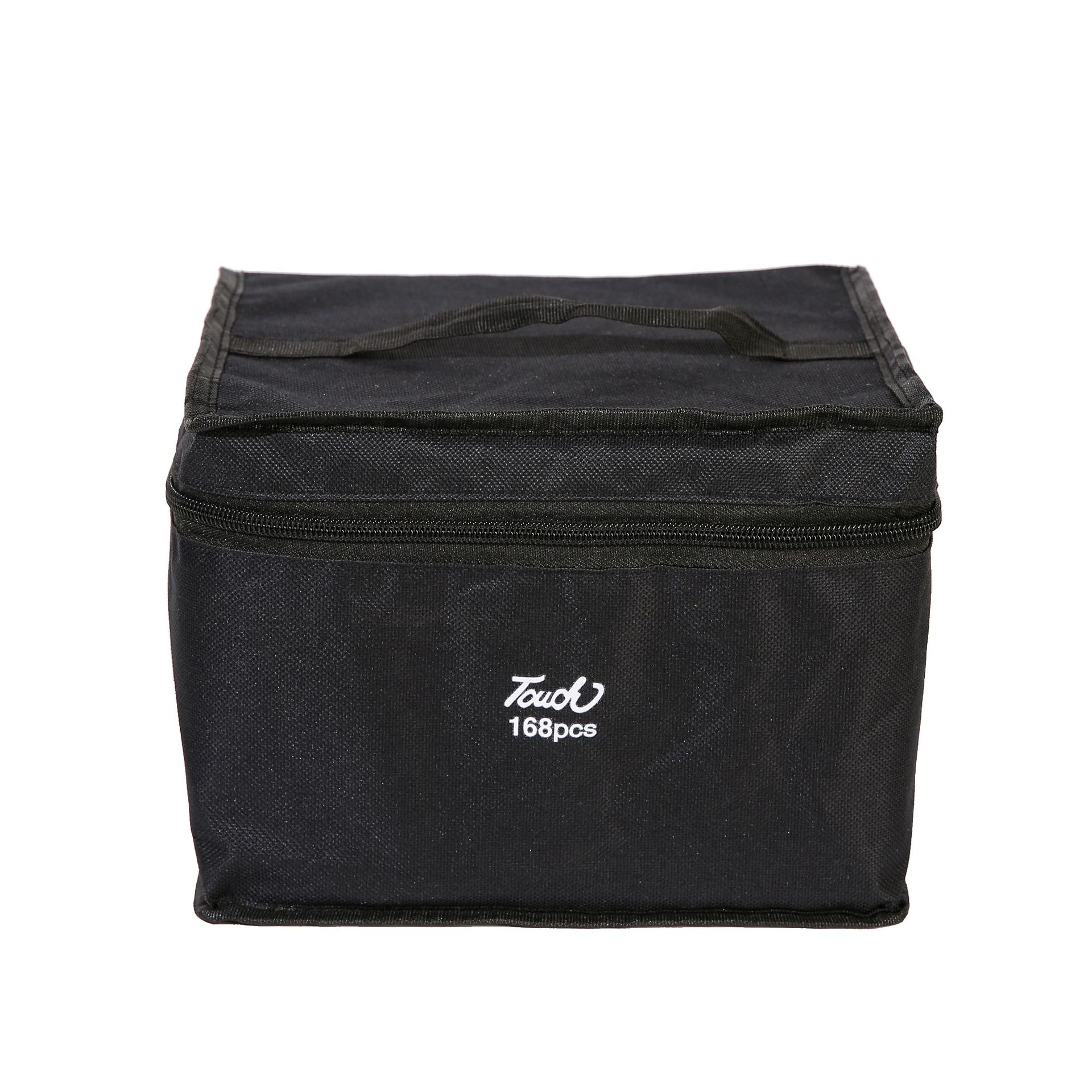 Set de 168 Rotuladores de Colores de Doble Punta, Pincel de Acuarela Aceitoso para Estudiantes y Niños - Bolígrafos de Fábrica