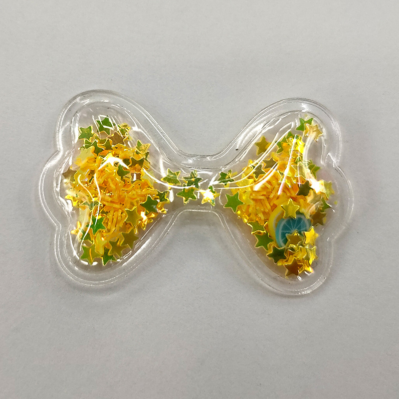 发夹蝴蝶结小饰品亮片标