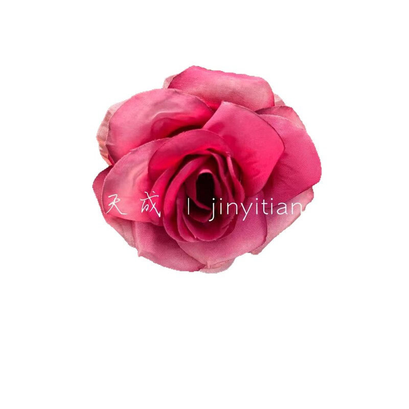 仿真花安娜玫瑰花头 花墙装饰婚礼布置 花环头饰diy假花材料批发|undefined