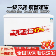 单门单温冰柜大容量冰柜家用节能冷柜雪糕电冰箱商用速冻冷冻柜