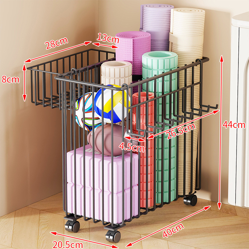 아테네 블랙 + 후크 걸이 바구니 [올인원 모델]